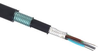Cáp quang chôn cất trực tiếp viễn thông Gyta53 bọc thép ngoài trời 4 - 144 Core