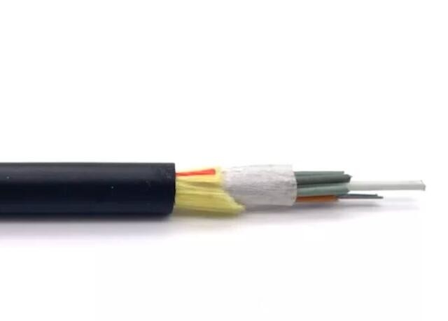 Cáp quang G652D ADSS Tất cả điện môi tự hỗ trợ Cáp quang 24 lõi trên không