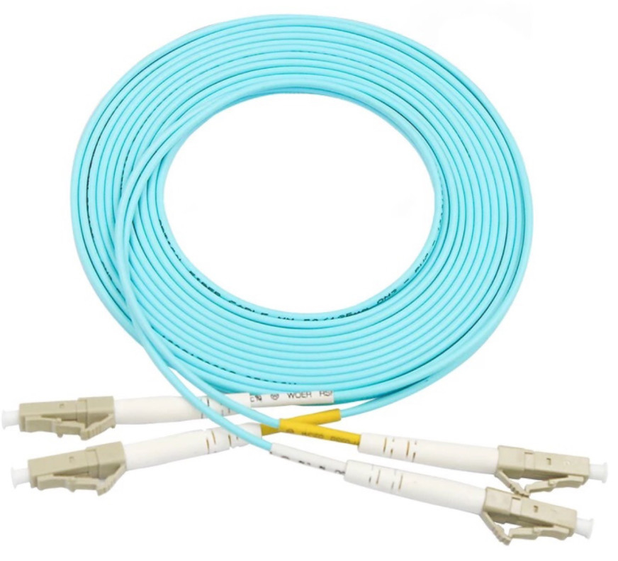 lc lc patch wire OM3 / OM4 3Meter 10 Gigabit Multimode Duplex PVC LSZH