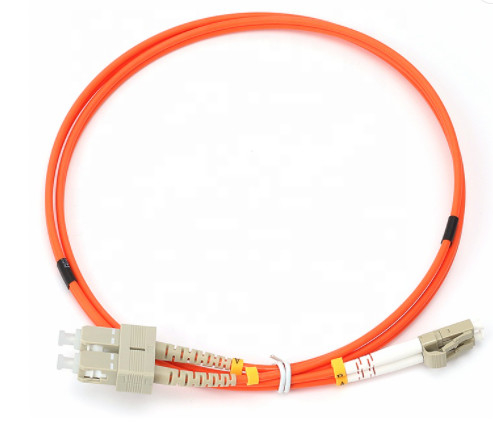 Dây vá sợi quang 2.0mm 3.0mm OM2 SC LC Song công đa chế độ 50/125 LSZH PVC