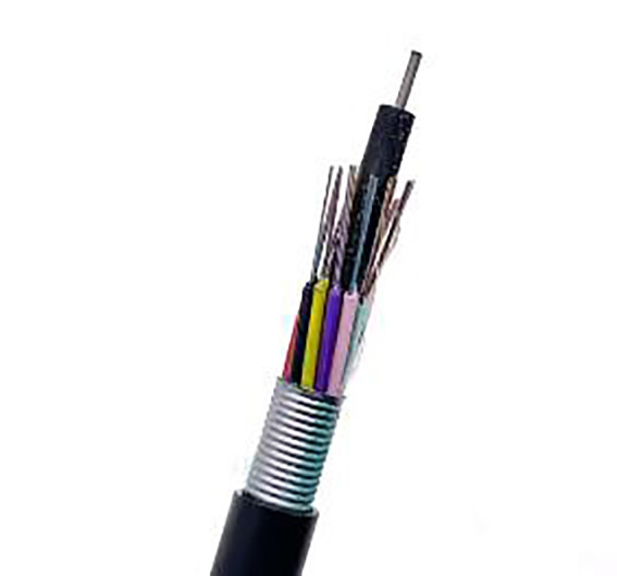 Cáp quang FTTH 24 lõi GYTS ngoài trời G652D Chế độ đơn cho giao tiếp
