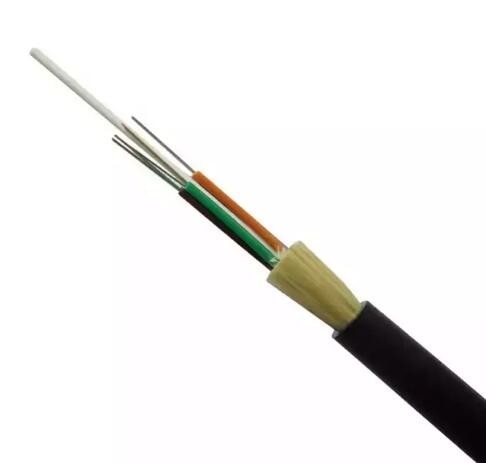cáp quang khoảng cách dài Cáp quang Single Sheathed 4 Core ADSS Span 100M Overhead