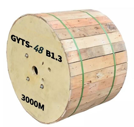 Cáp quang 48 lõi bọc thép GYTS SM ngoài trời 9 / 125u dành cho viễn thông