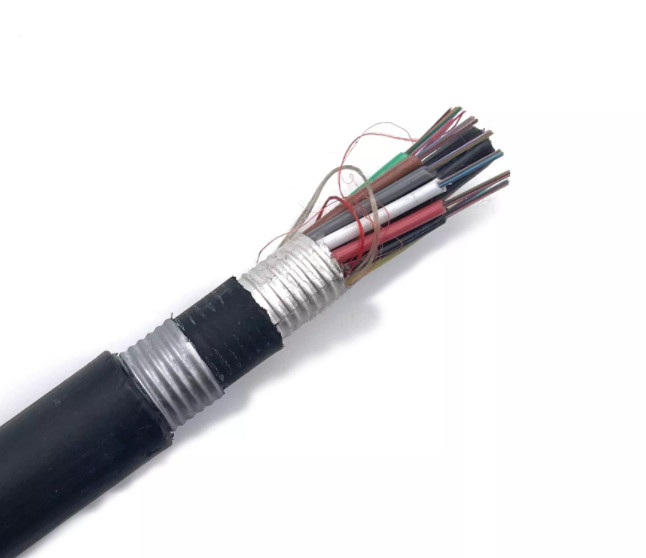 Cáp quang chôn trực tiếp GYTA Armored Single Mode 144 Core Double Sheath