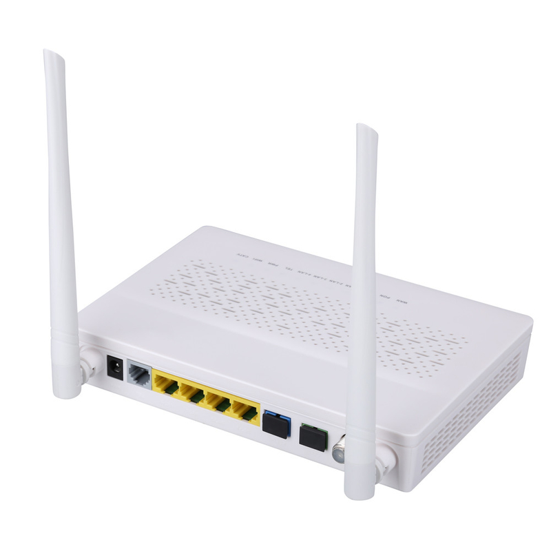 Chế độ 2T2R GPON EPON ONU 3FE 1GE WIFI POTS CATV Modem FTTH ONU sợi kép