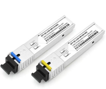 Bộ thu phát sợi quang đơn mode SFP 1.25G 20km Đầu nối SC 1310/1550nm BIDI