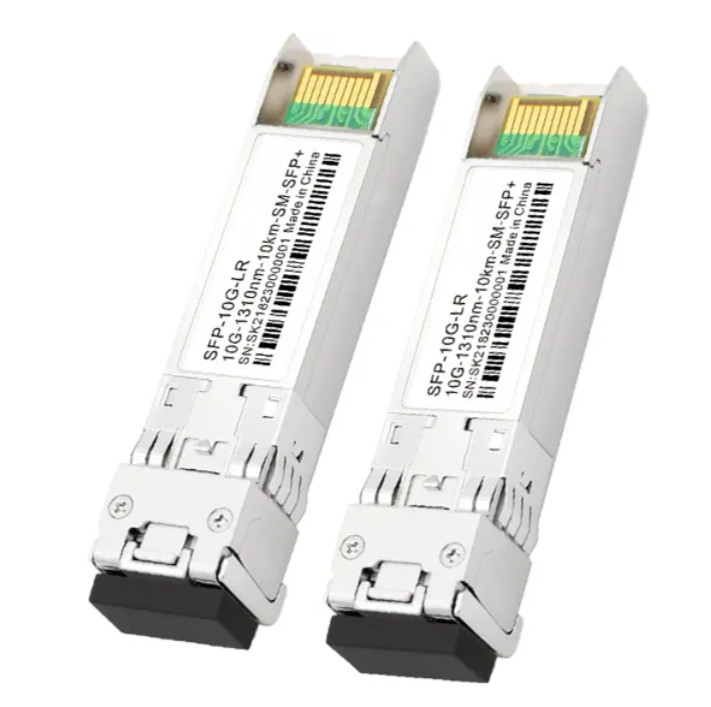 Bộ thu và phát sợi quang 3.3V Đầu nối LC 10G SFP LR 10km 1310nm