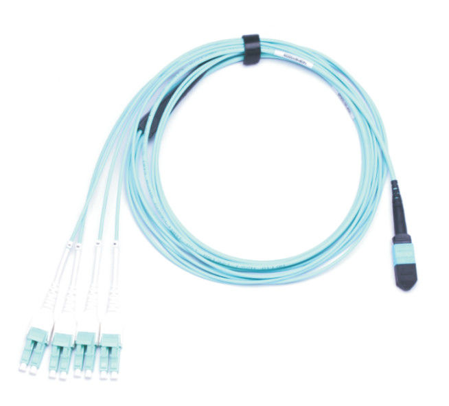 8 lõi sợi quang đa chế độ MPO MPO LC SC LSZH 8F FANOUT OM2 Tím