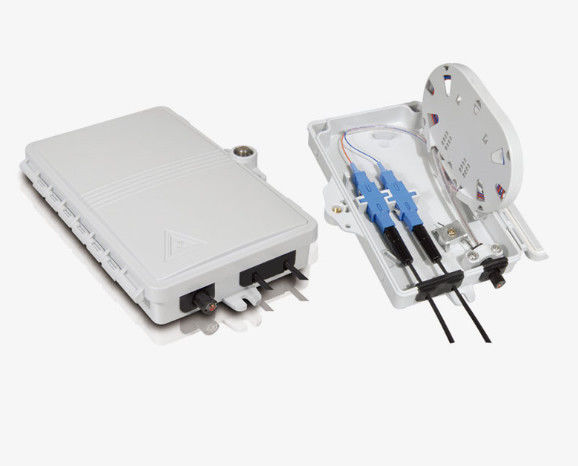 Hộp phân phối sợi quang 2 lõi Bảo vệ chống tia cực tím cho xây dựng mạng FTTX