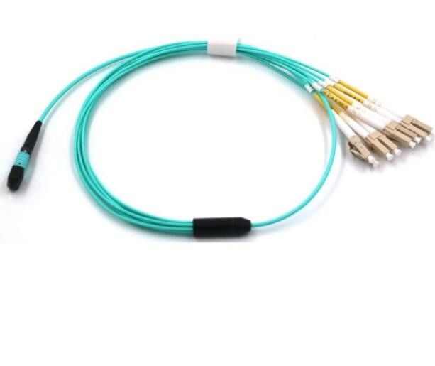 Bước sóng thử nghiệm 1310nm cáp quang MPO 8 lõi OM3 MM FANOUT LSZH 1310nm