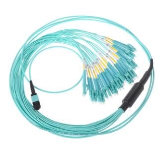 MPO đến LC cáp quang MPO 24 mạng viễn thông lõi OM2