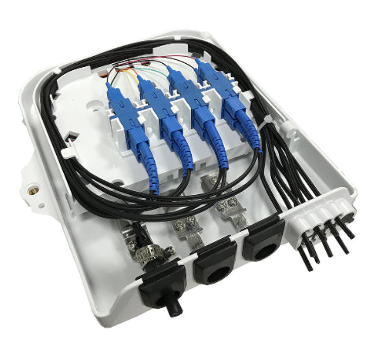 Hộp phân phối sợi quang 8 lõi Chống lão hóa 1x8 Nẹp mối nối PLC