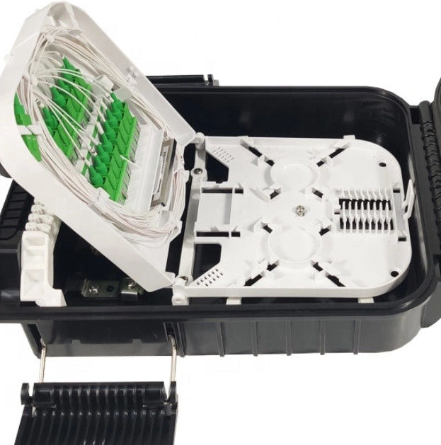 Hộp phân phối sợi quang 16 lõi Vật liệu PC ABS cho FTTH FTTB FTTX