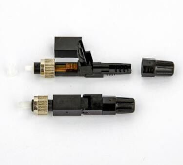 Đầu nối nhanh sợi quang ISO FC Màu đen cho CATV