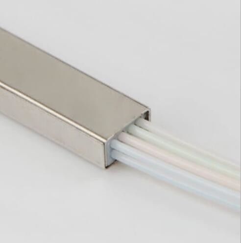 Bộ chia sợi quang nhỏ 2x8 Loại ống thép không gỉ SC / PC UPC