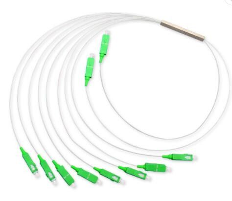 Bộ chia Plc ống thép FTTH, Bộ chia 2 8 bộ chia loại nhỏ loại đơn G657A
