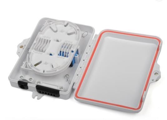 Hộp đấu nối cáp quang 1 Đầu vào 6 Đầu ra FTTH Mini 4/6 Hộp phân phối cáp quang FDB