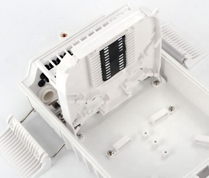 Hộp đầu cuối cáp quang Odf 24 lõi ngoài trời Chống nước IP65 FTTH 4 Cổng vào / Cổng ra 24