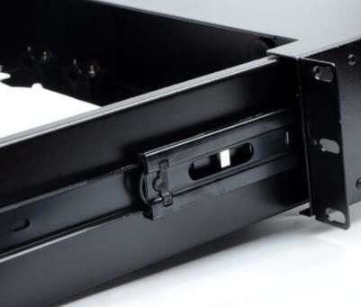2U 48 cổng Patch Panel, 19 Rack Mount Fibre Patch Panel Loại trượt