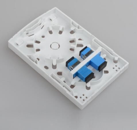 Hộp truy cập cáp quang FTTH 2 lõi chống bụi SGS treo tường