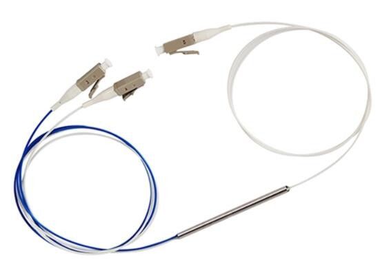 Bộ ghép nối sợi quang LC UPC 1 * 2 FBT Bộ chia sợi quang 0,9mm 1m