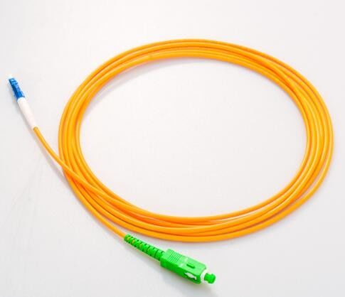Sc Lc 3m Dây vá chế độ đơn Simplex LC UPC đến SC APC 3.0mm