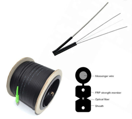1/2 Core G657A1 Ftth Drop Cable Suy hao chèn thấp Tiêu chuẩn IEC