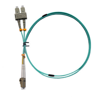 Hai mặt SC UPC đến LC UPC OM3 Dây vá đa chế độ 2.0MM-1M