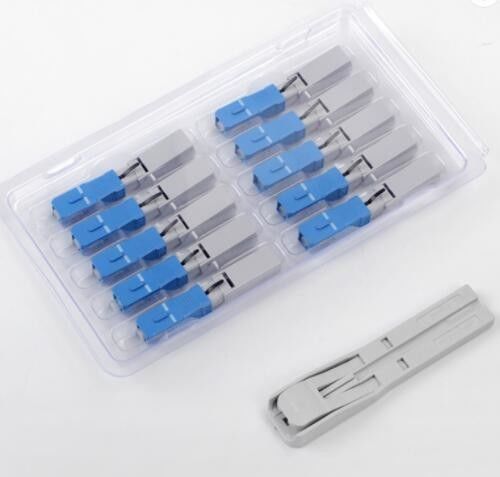 0.3dB FTTB Đầu nối nhanh cáp quang SC UPC Đầu nối cáp Ftth