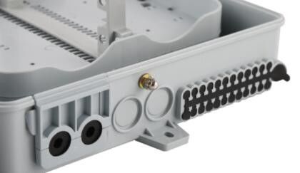 Khung phân phối cáp quang CATV PC ABS 24 lõi SGS treo tường