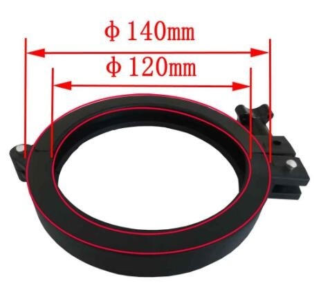 6 cổng kết nối cáp quang 24F 48F 72F 96F PP PC ABS Chất liệu màu đen