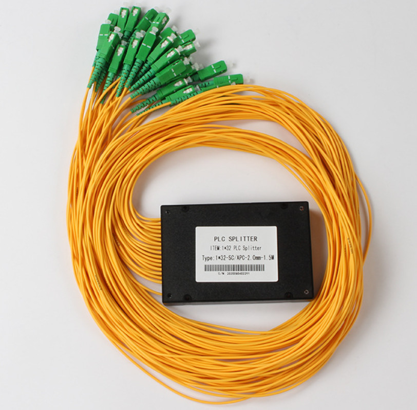 SC APC 1x32 Splitter Cáp quang cho 2.0MM Bím tóc 1260nm - Chiều dài làm việc 1650nm