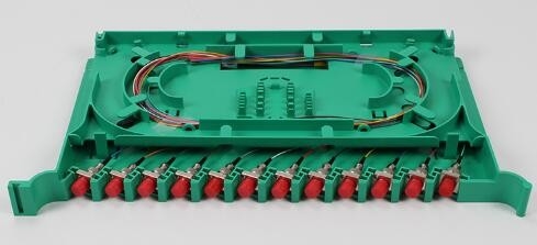Khay ghép nối quang học 12 lõi đi kèm Pigtail Khay rỗng SC FC LC Cấu hình đầy đủ